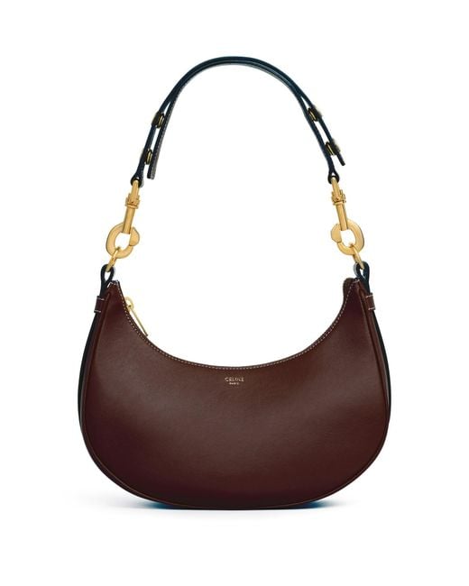 Céline Brown Medium Ava Strap Bag