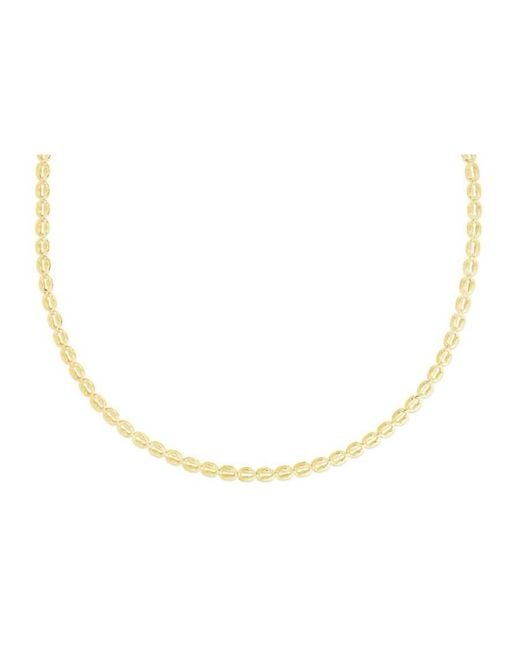 Tresorra Metallic 14K Oval Link Chain Necklace