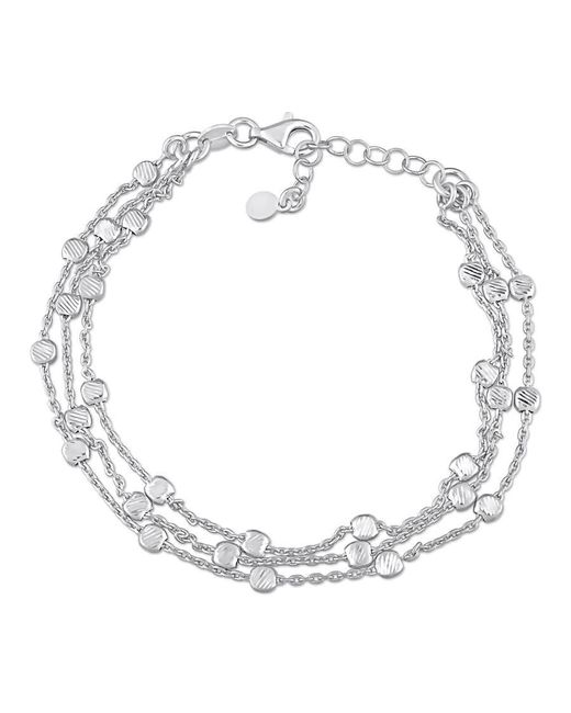 Amour Metallic Multi-Strand Link Bracelet