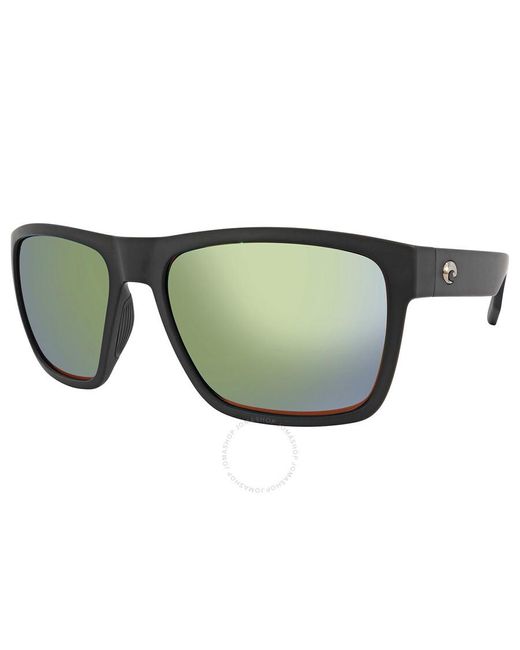 Costa Del Mar Cta Del Mar Paunch Xl Green Mirror Polarized Polycarbonate 580p Square Sunglasses for men