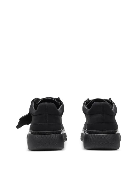 Burberry Black Lace-Up Creeper Suede Derby Shoes, Brand Size 40 Us for men