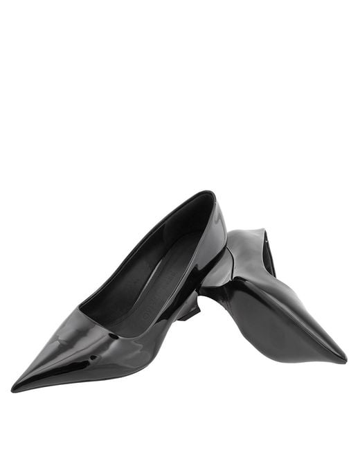Ferragamo Black Viola Patent Pump