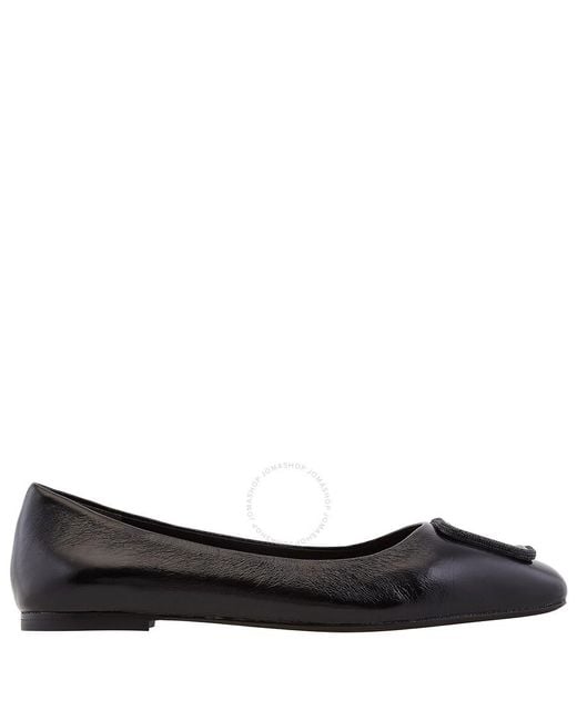 Tory Burch Black Georgia Ballet Flats