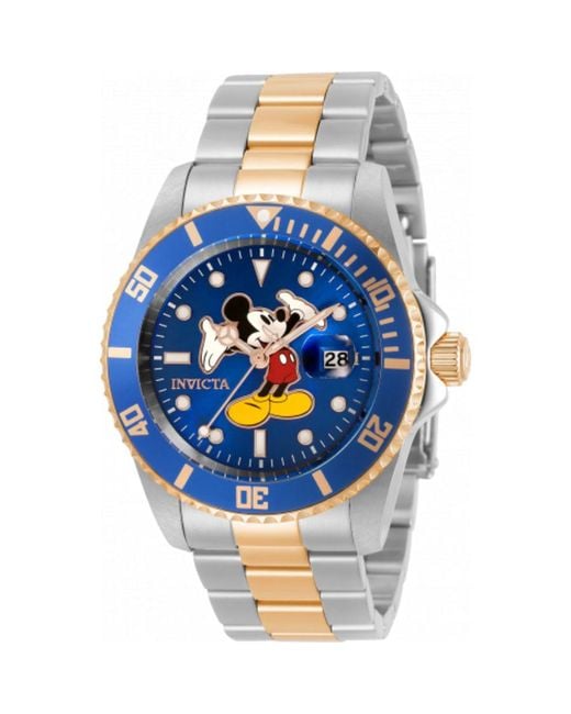 Invicta Disney Limited Edition Mickey Mouse Quartz Blue Dial Watch for men