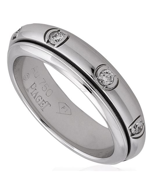 Piaget Metallic Possession 18K 0.30 Ct Diamond Ring