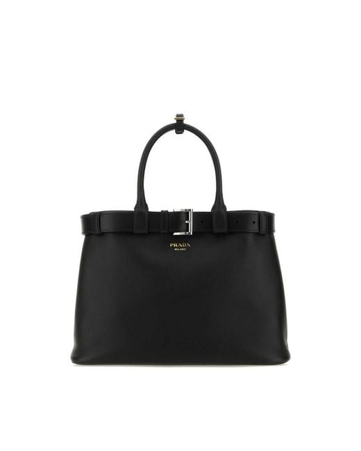 Prada Black Belted Handbag