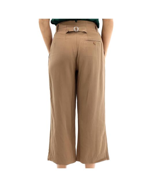 3.1 Phillip Lim Natural Cropped Straight Tailored Pants