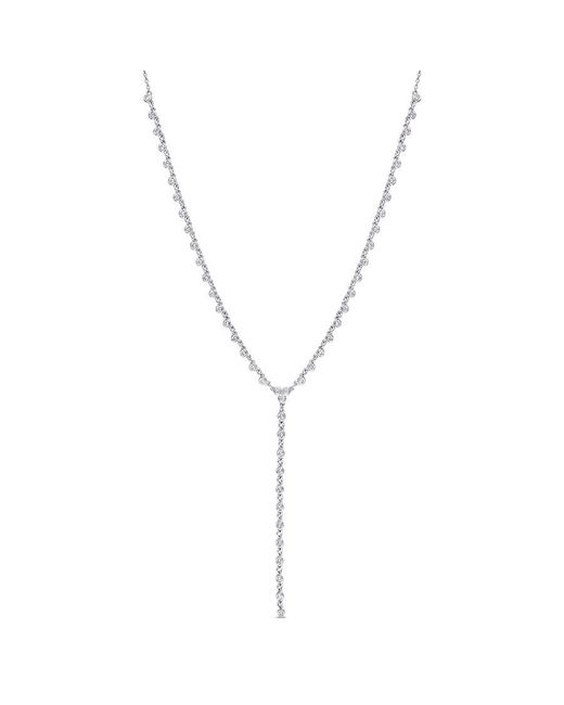 Amour Metallic 4/5Ct Tdw Diamond Lariat Necklace