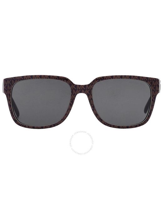 Michael Kors Gray Washington Dark Grey Square Sunglasses Mk2188 399987 57 for men