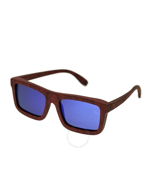 Spectrum Blue Clark Wood Sunglasses