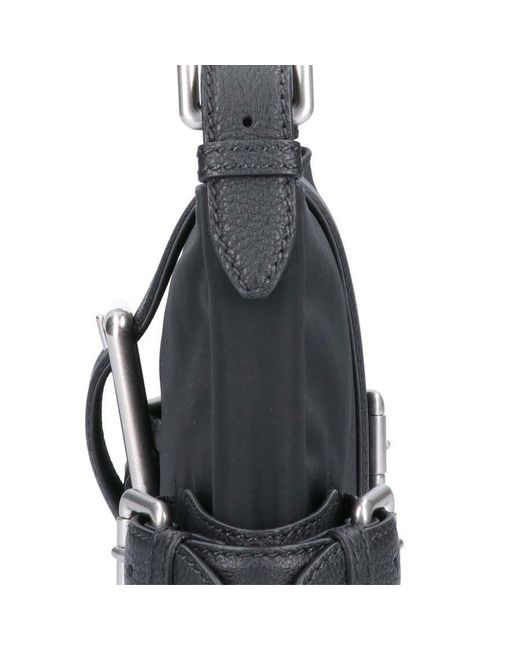 Bottega Veneta Black Buckle Misc Medium Shoulder Bag