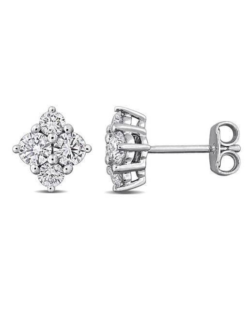 Created Forever Metallic 1 Ct Lab Grown Diamond Tw Fashion Post Earrings for men