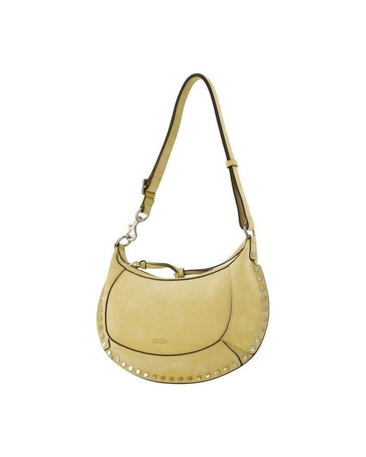 Isabel Marant Metallic Oskan Moon Shoulder Bag