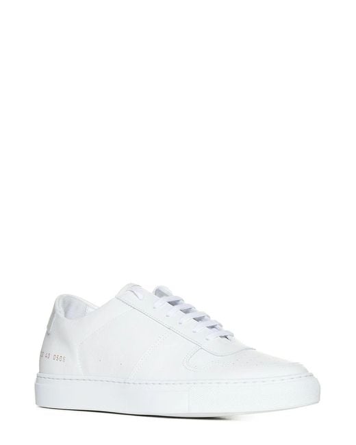 Common Projects White Bball Classic Low-Top Sneakers