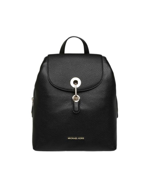 Michael Kors Black Raven Medium Backpack