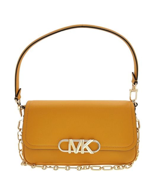 Michael Kors Yellow Leather Shoulder Bag