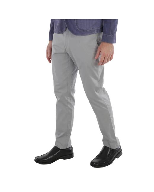 Burberry Gray Slim-fit Chinos for men