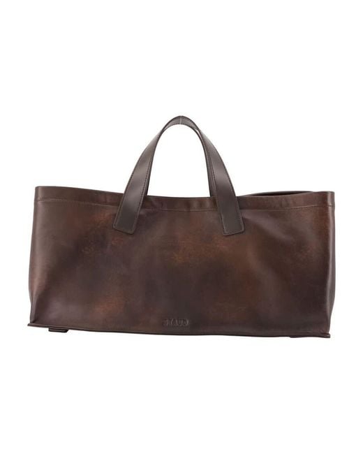 Staud Brown Port Tote Bag