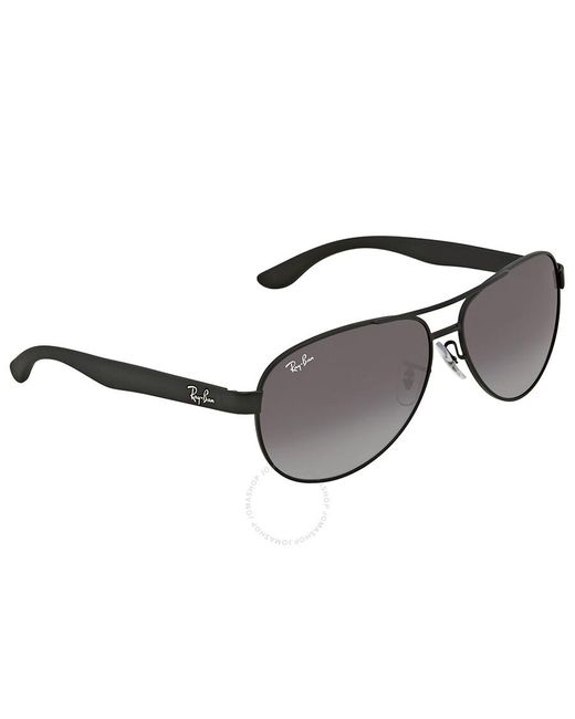 Ray-Ban Black Gradient Aviator Sunglasses Rb3457 006/8g