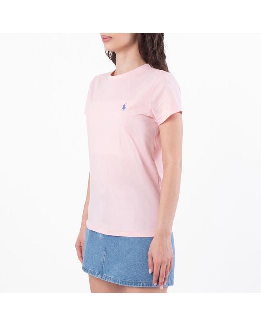 Polo Ralph Lauren Pink Straight Fit Cotton T-Shirt