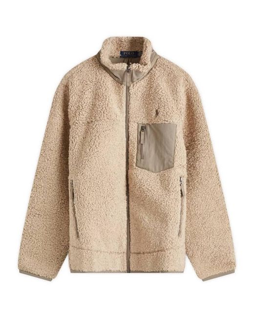 Polo Ralph Lauren Natural Fleece Zip Jacket for men