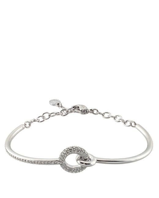 Swarovski White Dextera Round Cut Bangle