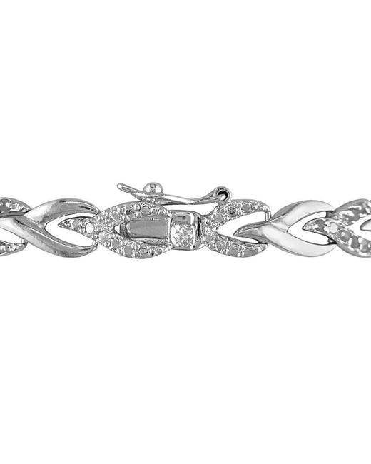 Amour Metallic 1 Ct Tw Diamond Bracelet for men