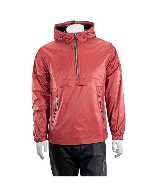 The Very Warm Red Hanover 1/4 Zip Pop Outerwear for men