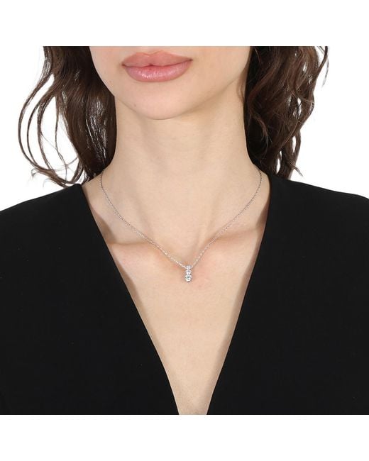Swarovski Metallic Attract Trilogy Necklace