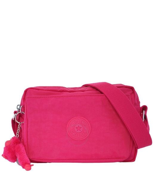 Kipling Pink Abanu Medium Crossbody Bag