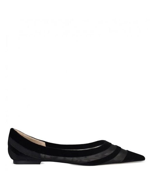 Jimmy Choo Black Love Ballet Flats, Brand Size 37.5 Us