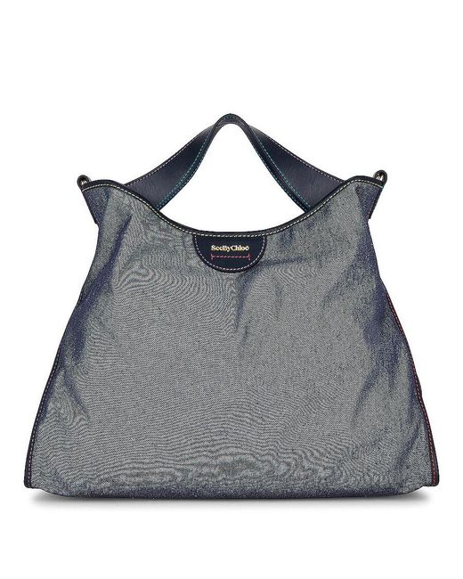 See By Chloé Gray Joan Denim Bag