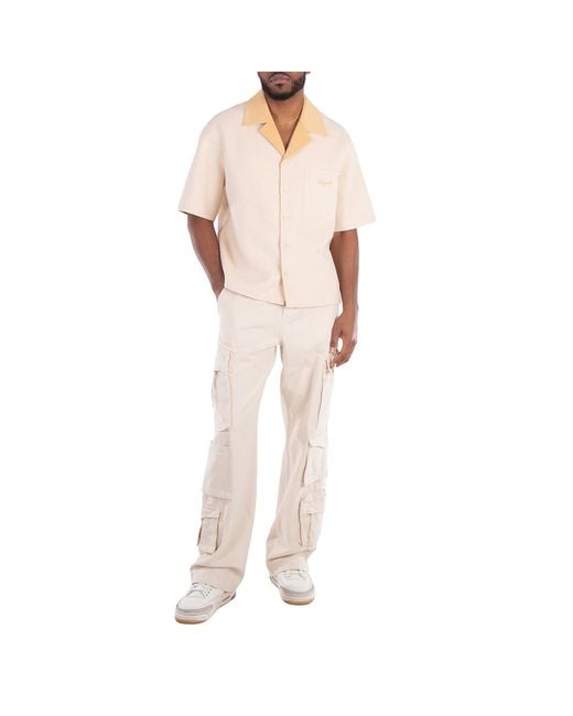 Axel Arigato White Double-Faced Wool-Blend Holiday Shirt for men