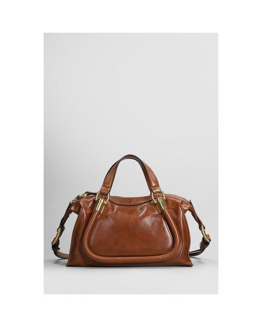 Chloé Brown Paraty 24 Shoulder Bag