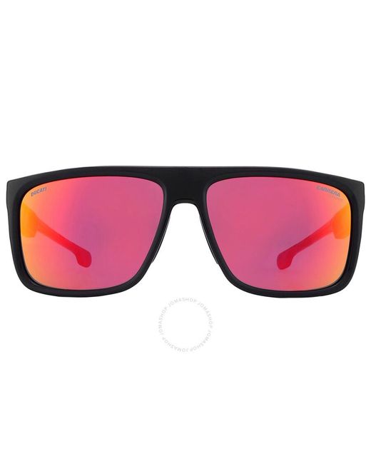 Carrera Pink Orange Square Sunglasses Ducati 011/s 0oit/uz 61 for men