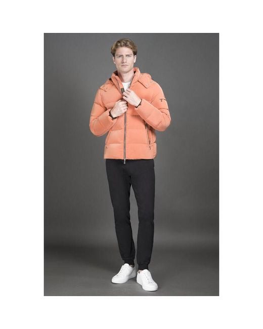 Moorer Gray Light Puffer Jacket for men