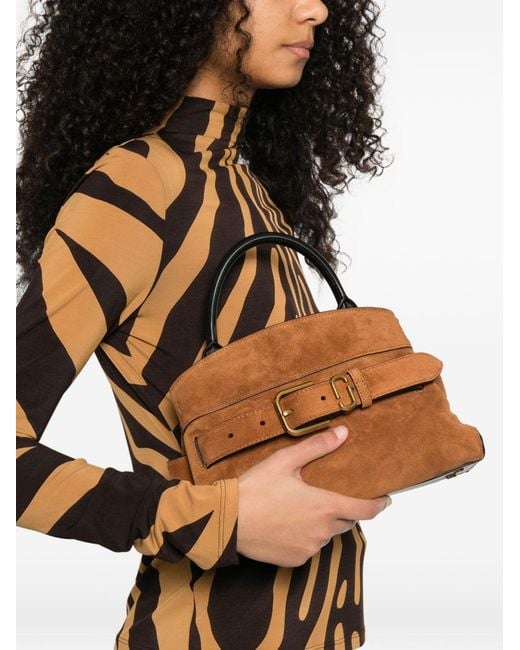 Marc Jacobs Brown The Satchel Small Leather Sohulder Bag