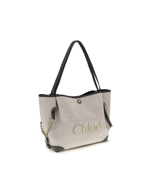 Chloé White Chlo Clover Shoulder Bag