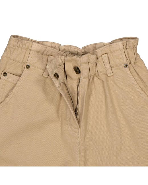 Bonpoint Natural Girls Cathy Stretch Cotton Shorts