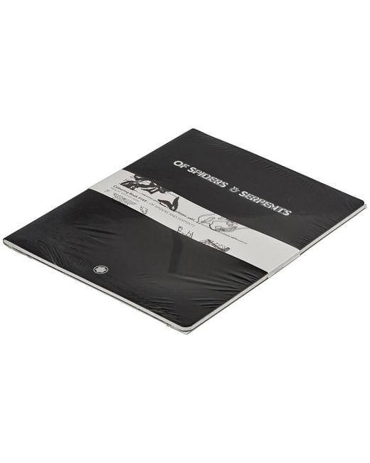 Montblanc Black Adult Coloring Book Of Spiders And Serpents