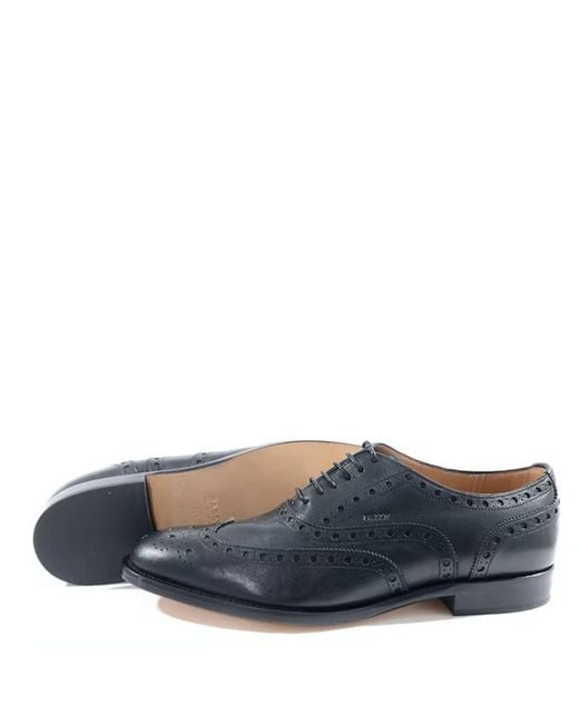 Bally Blue Ceskine Leather Oxford Shoes, Brand Size 36 Us