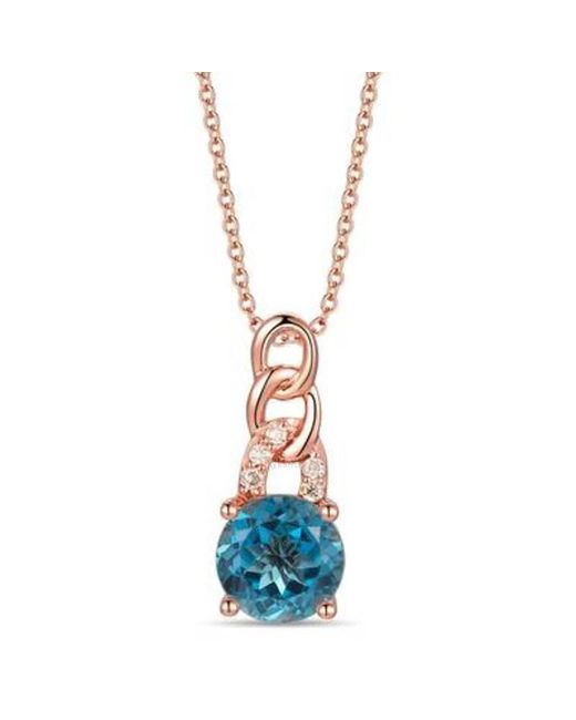 Le Vian Blue Nude Diamond Necklaces Set