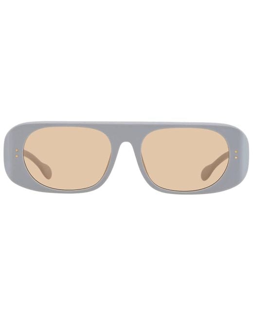 Burberry Natural Light Brown Oval Sunglasses