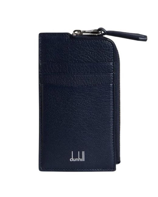Dunhill Blue Duke Fine Leather Card Case for men