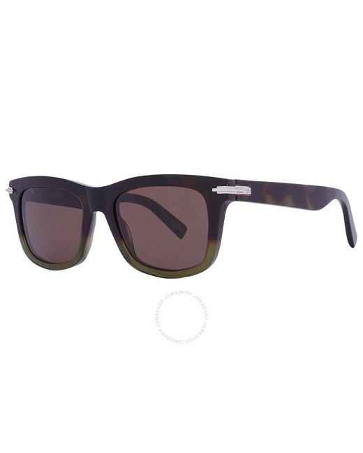 Dior Brown Square Sunglasses Blacksuit Dm40087i 56e 53 for men