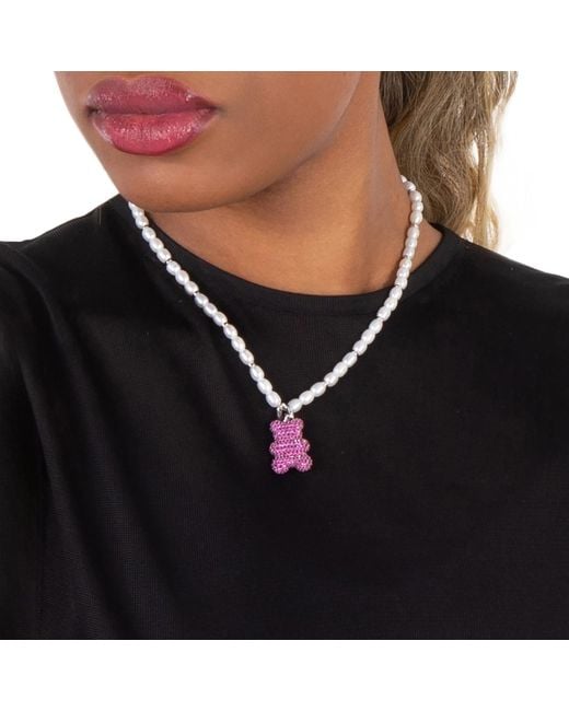 Apm Monaco White Malu Yummy Bear Pearl Necklace