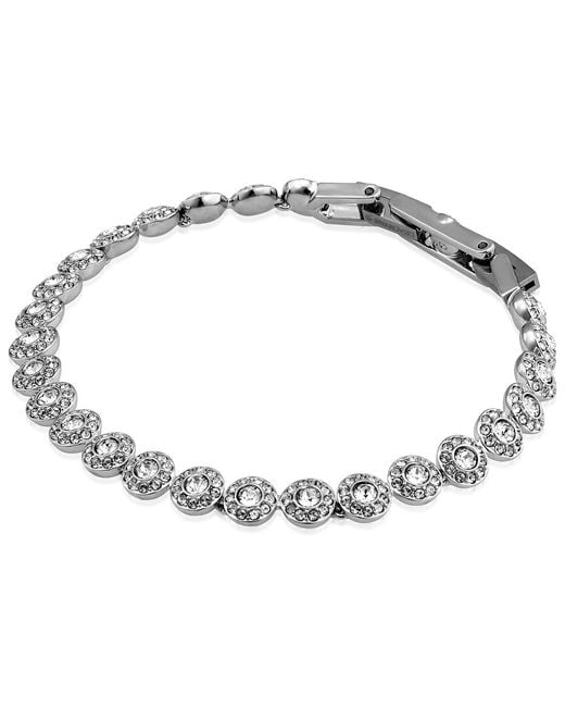 Swarovski Metallic Angelic Rhodium- Plated Bracelet