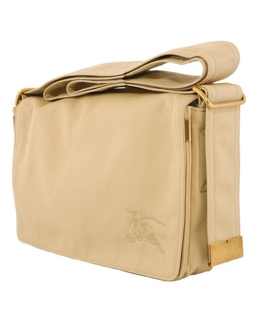 Burberry Natural Logo Embroidered Trench Tote Bag for men