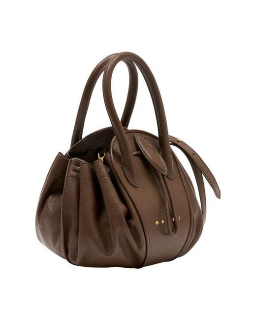 Marni Brown Shoulder Bag
