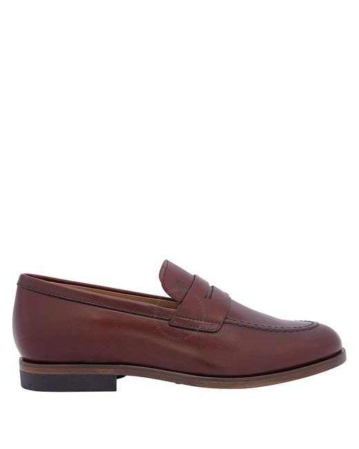 Tod's Red Kraft Loafers for men
